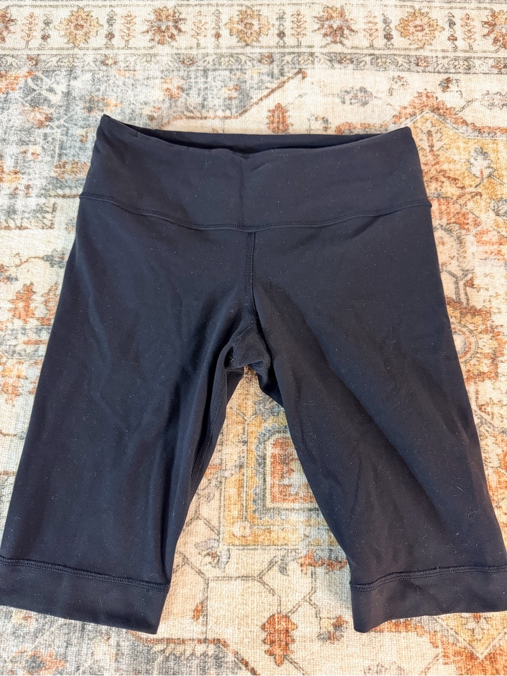 Lululemon 10” inseam black bike shorts